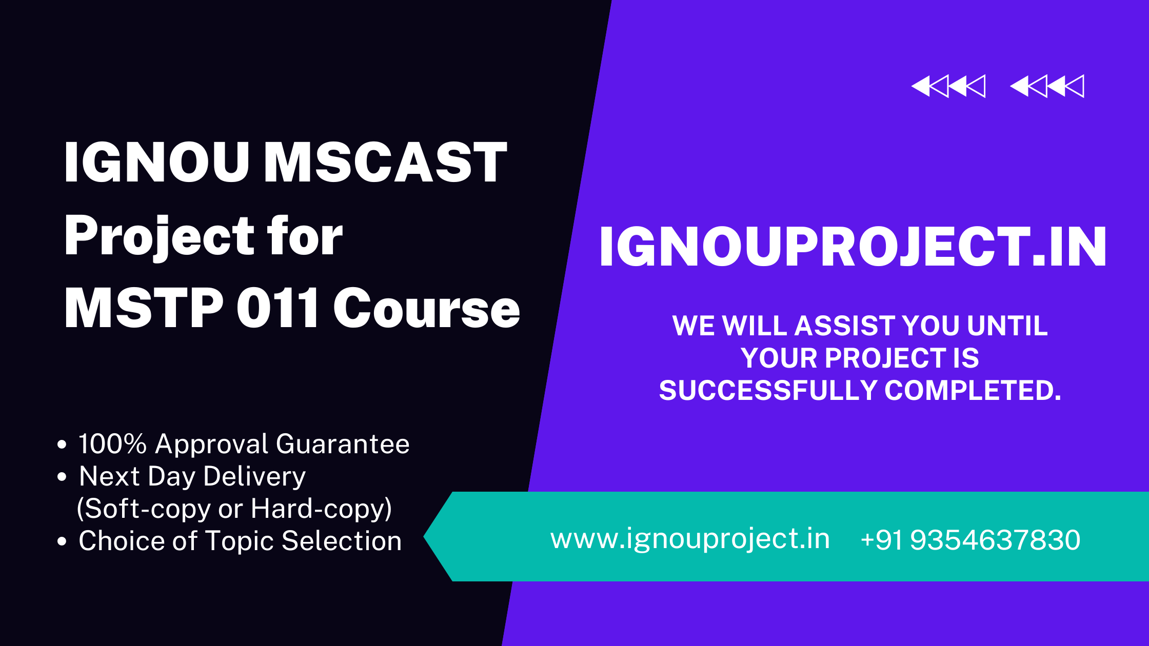 IGNOU MSCAST Project for MSTP 011 Course