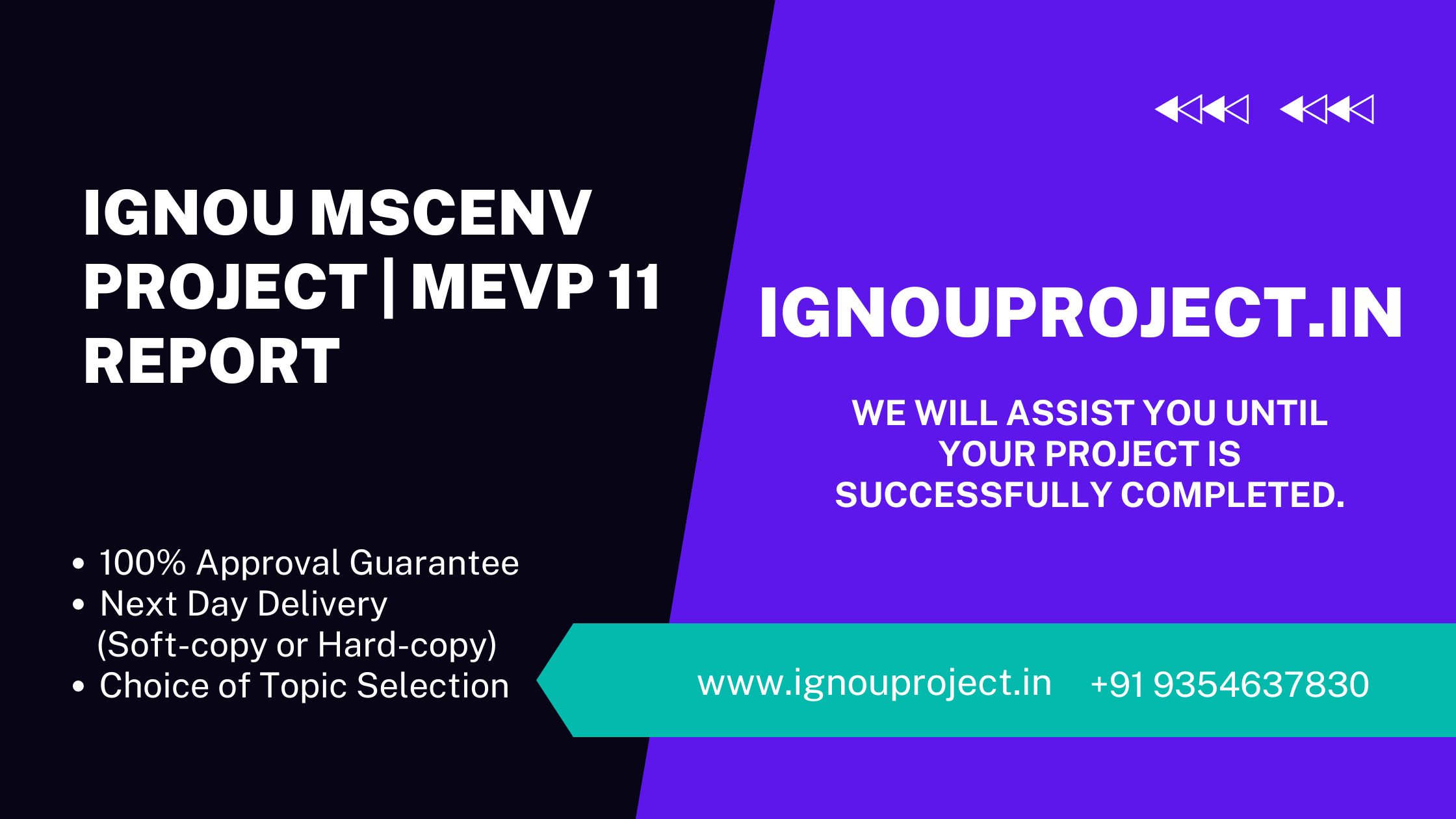 IGNOU MSCENV Project | MEVP 11 Report