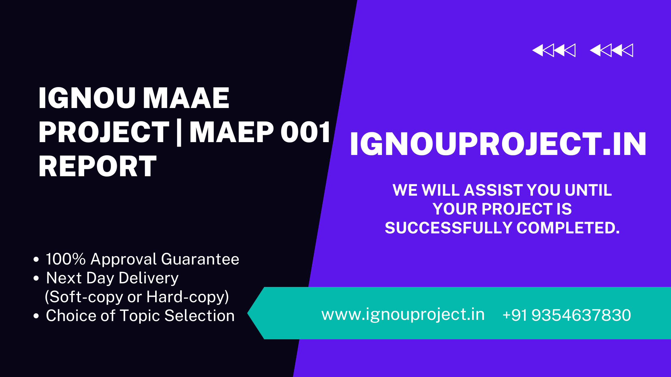 IGNOU MAAE Project | MAEP 001 Report