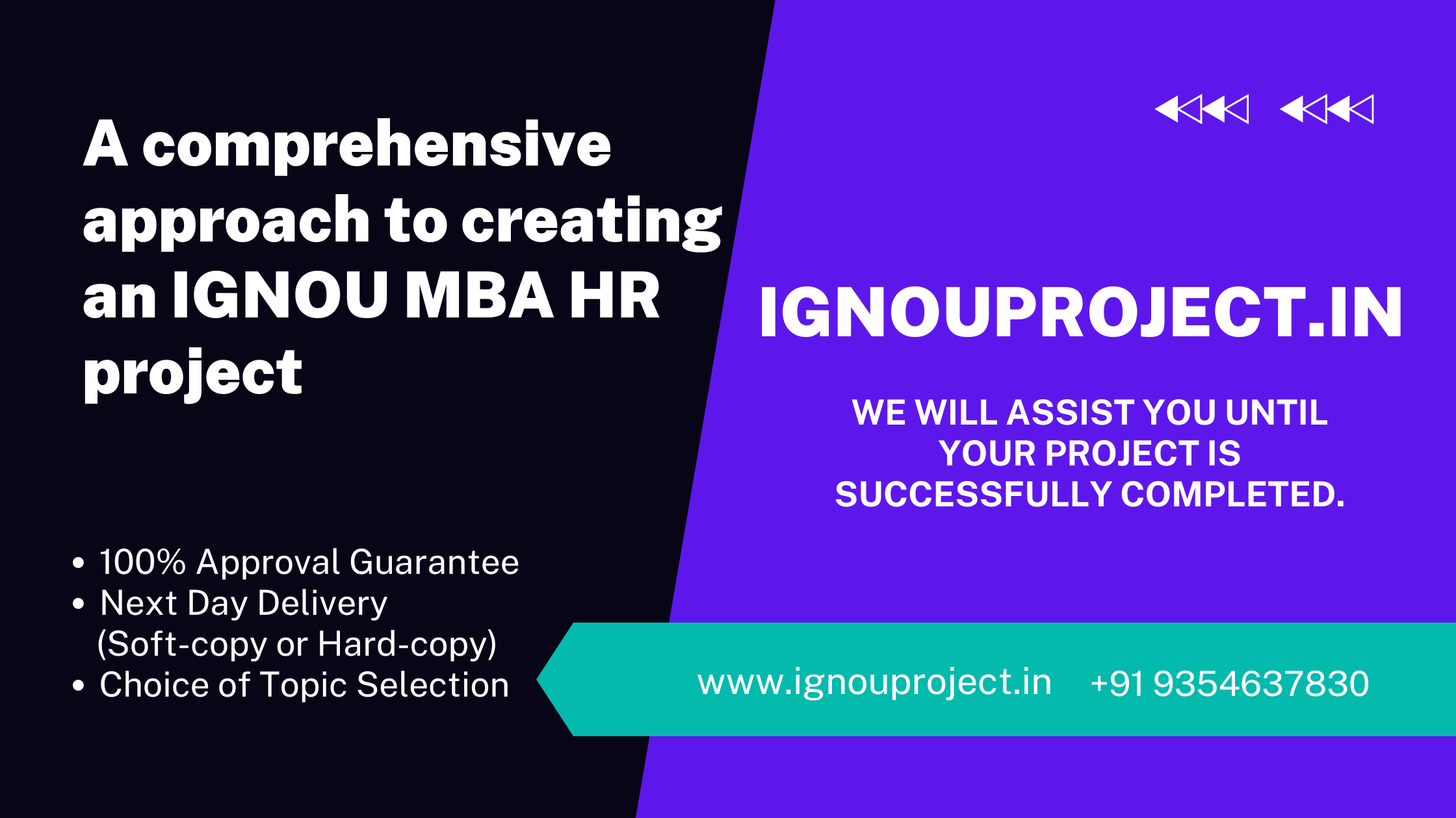 A comprehensive approach to creating an IGNOU MBA HR project