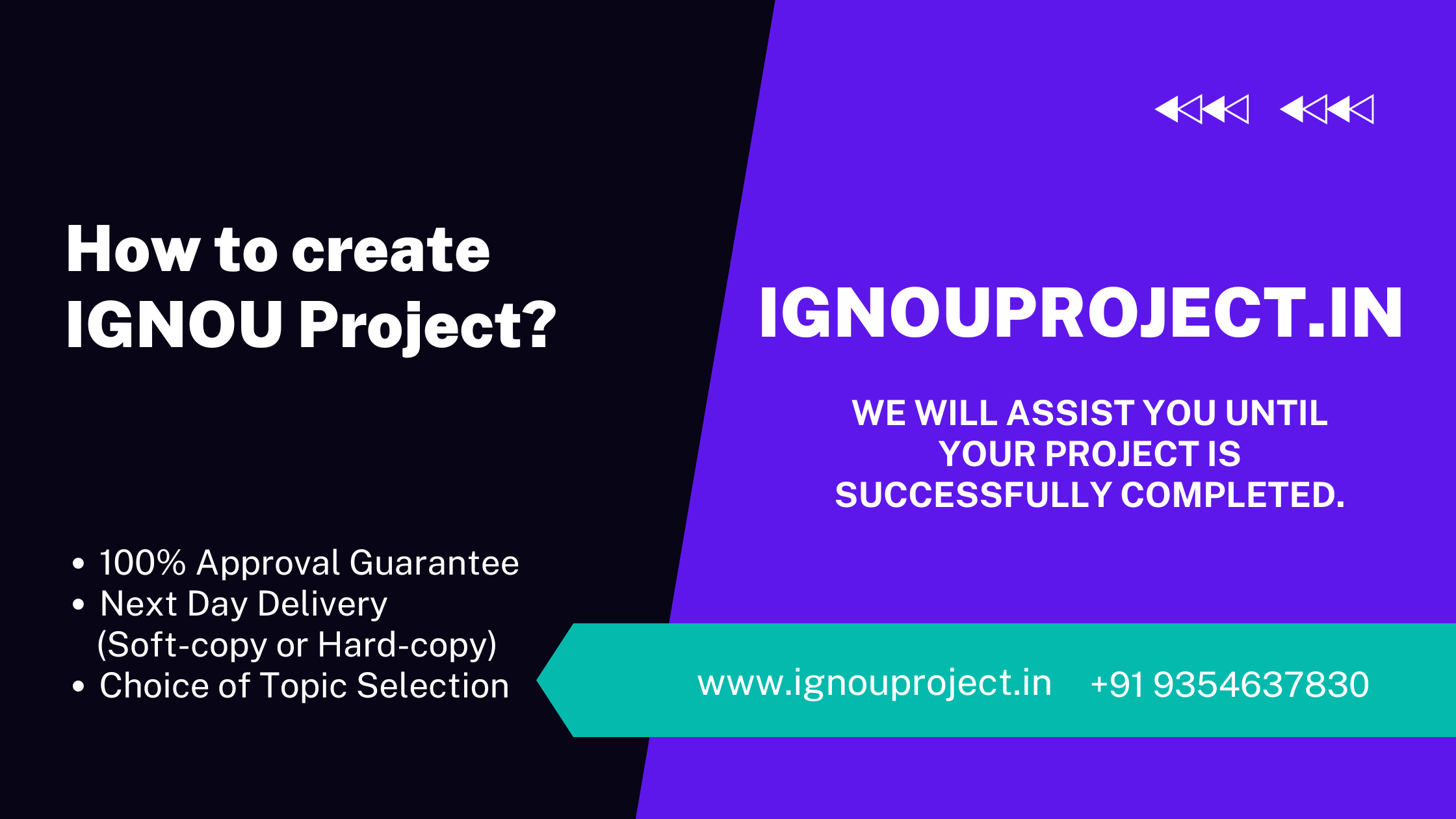 How to create IGNOU Project?