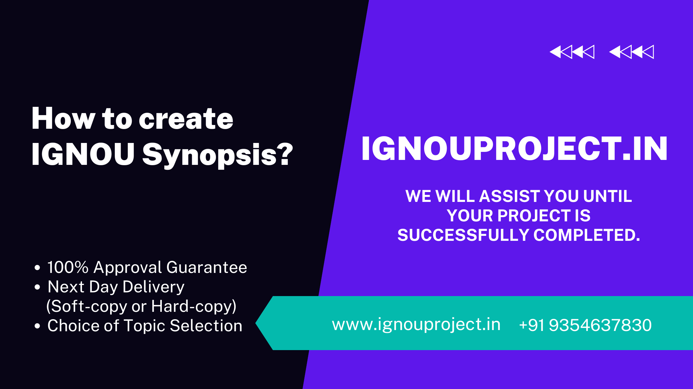 How to create IGNOU Synopsis?