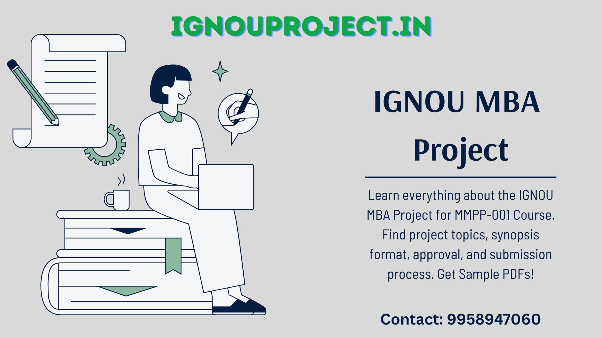 Learn everything about the IGNOU MBA Project for MMPP-001 Course. Find project topics, synopsis format, approval, and submission process. Get Sample PDFs!
