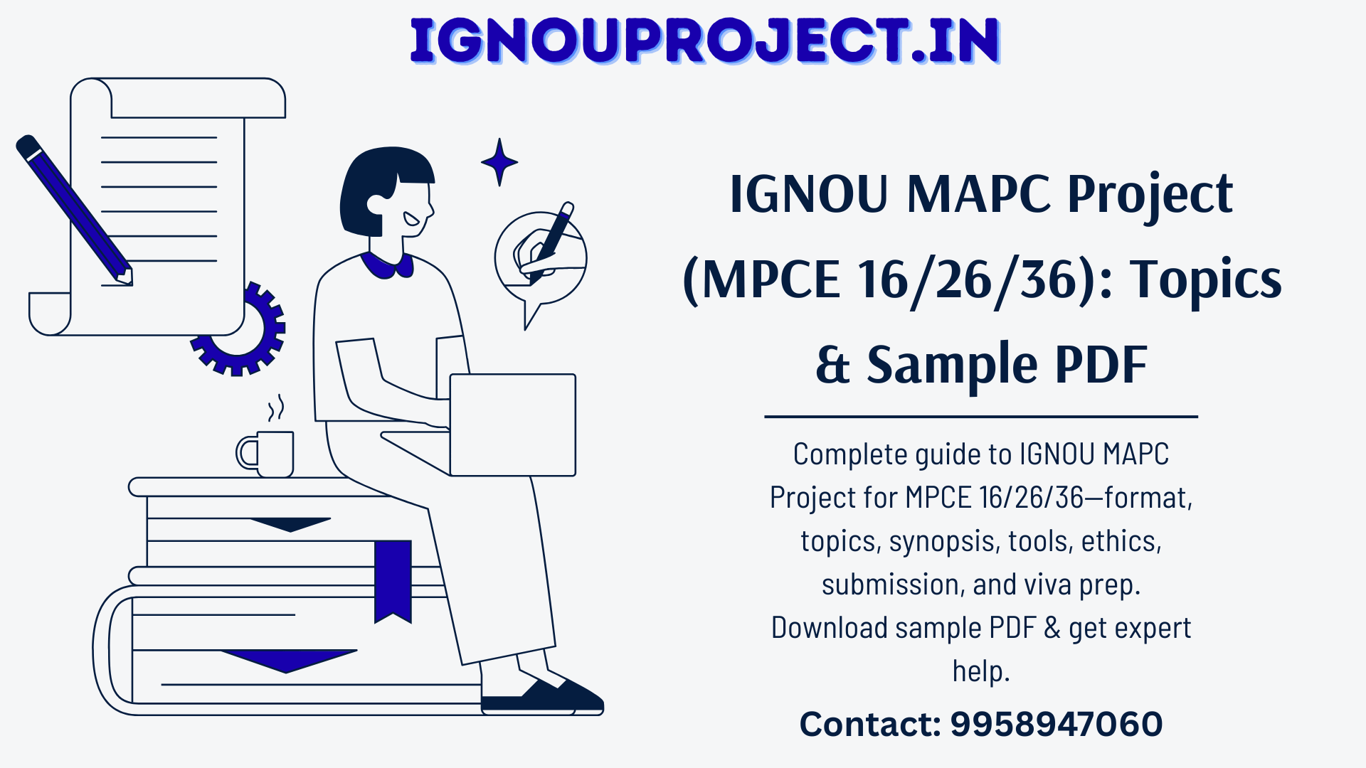 IGNOU MAPC Project (MPCE 16/26/36): Topics & Sample PDF