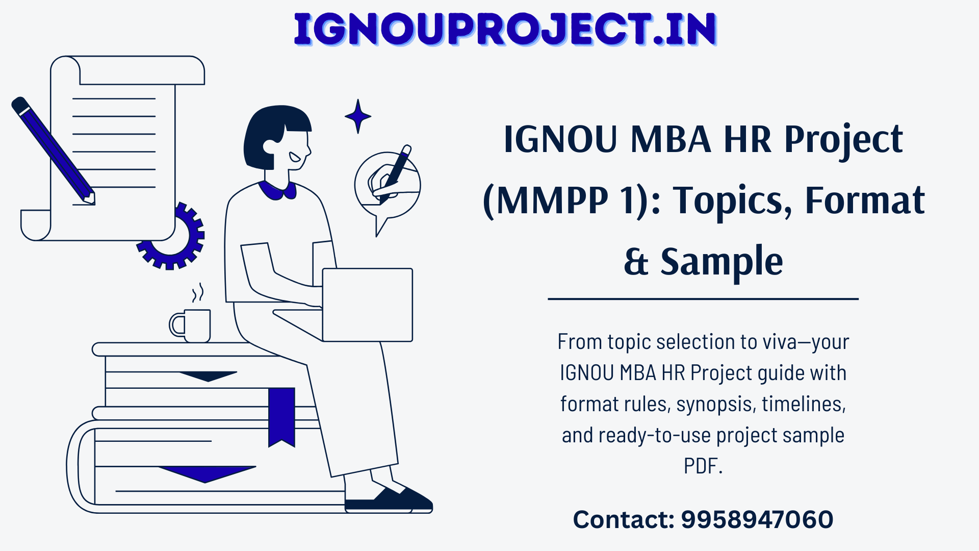 IGNOU MBA HR Project (MMPP 1) - Topics, Format & Sample