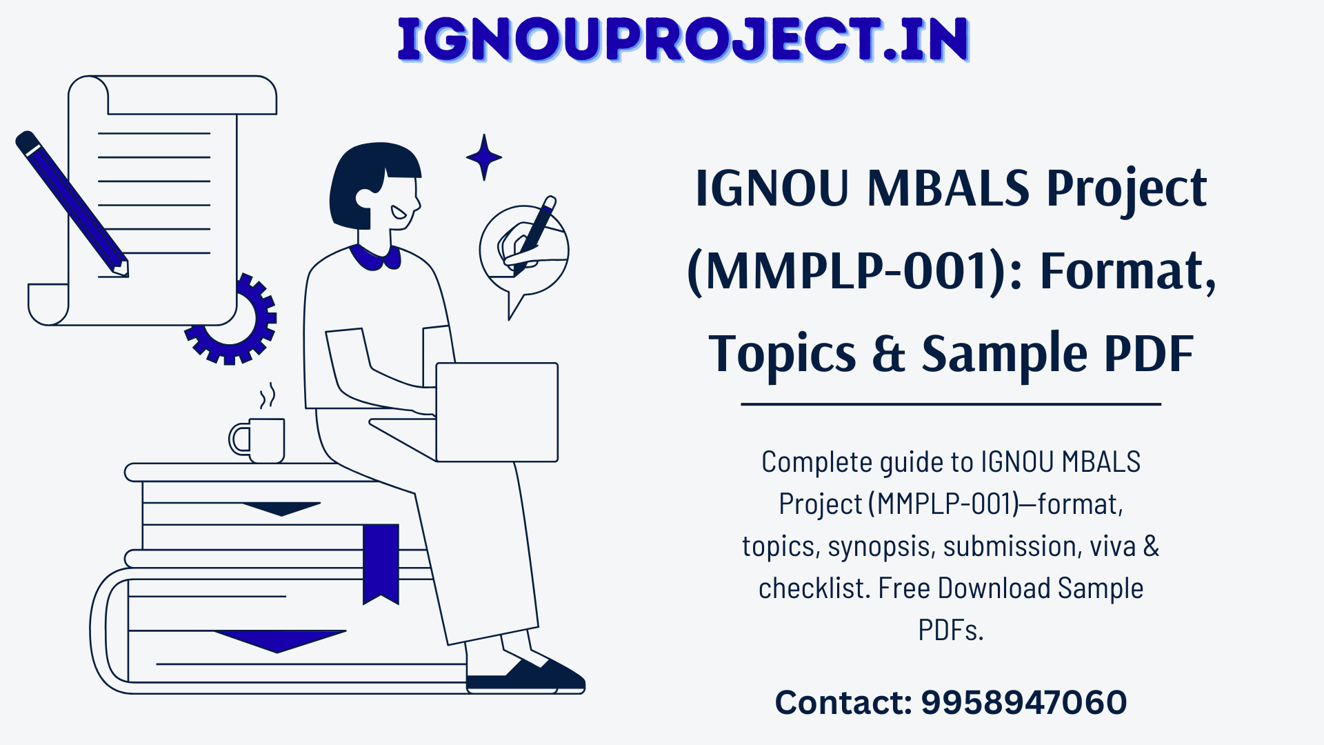 IGNOU MBALS Project (MMPLP-001) - Format, Topics & Sample PDF