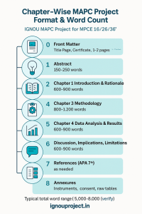 Chapter-Wise MAPC Project Format & Word Count